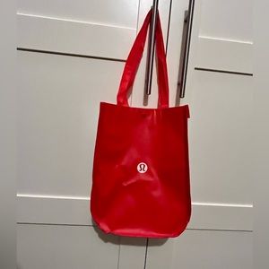 Lululemon Red Reusable Bag (Like New Condition)